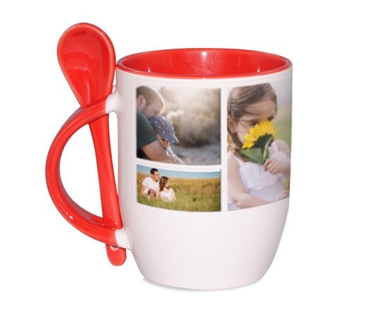 Tazza personalizzata con foto collage di immagini