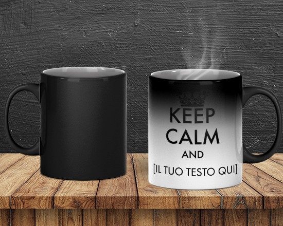 tazza magica - la foto compare con liquidi caldi