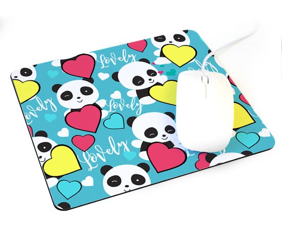 Tappetino Mouse con grafica con panda