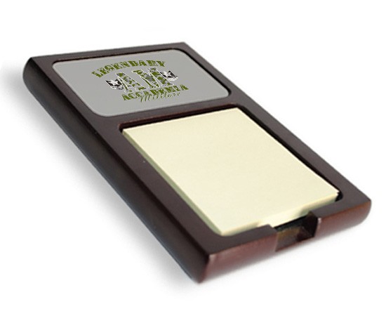 Il porta post-it con grafica militare