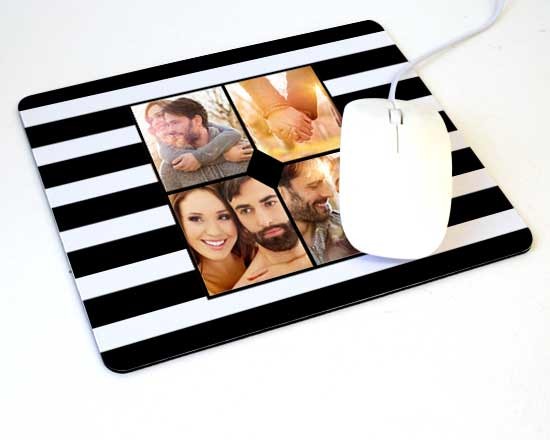 Tappetino Mouse con grafica a strisce