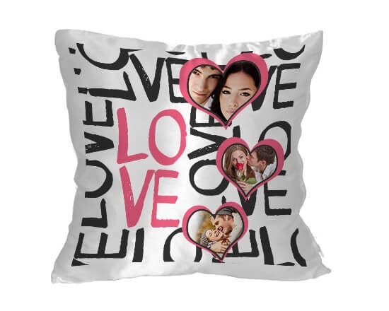Cuscino classico Love words