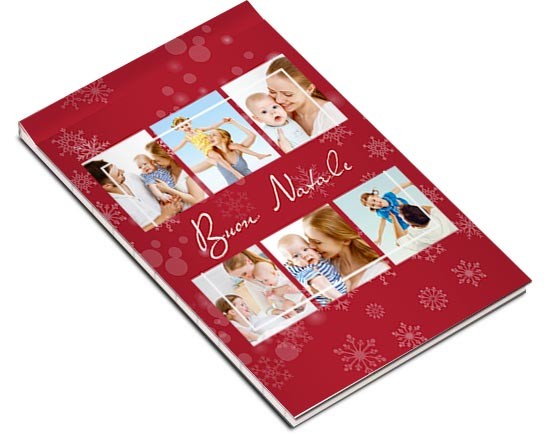 Il block notes rigido con copertina rossa