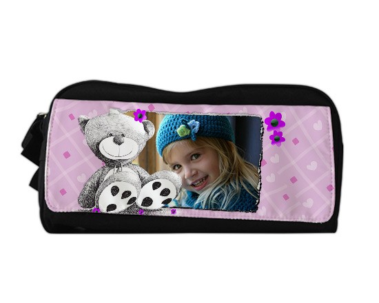Borsa portascarpe Orsetto rosa