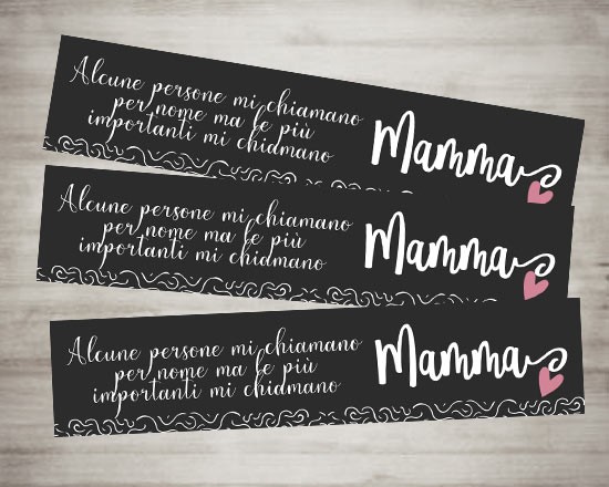 Segnalibro Dedica per mamma