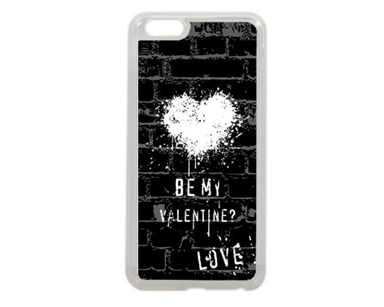 Cover iPhone 6 plus con cuore bianco