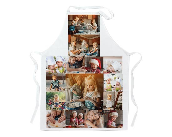 Per la festa del papà regala un grembiule collage 14 riquadri