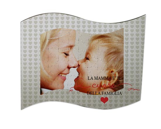puzzle onda con grafica per la mamma