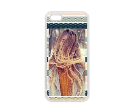 Cover in Silicone iPhone 5-5S Horizontal bands
