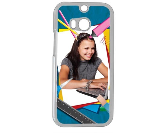 Cover con grafica e foto per Htc one M8