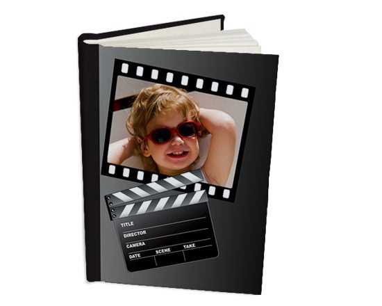 Agenda personalizzata con grafica cinema