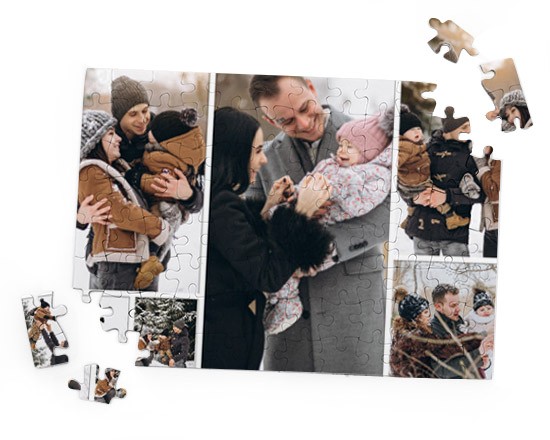 puzzle a3 con impostazione collage