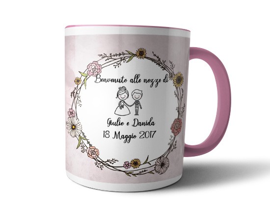 Tazza panoramica per il matrimonio