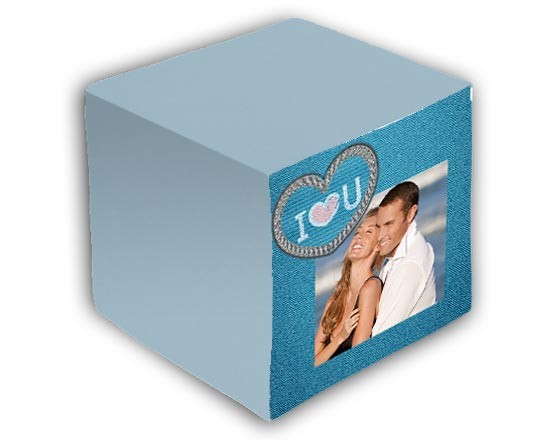Fotocubo Elite con texture jeansato