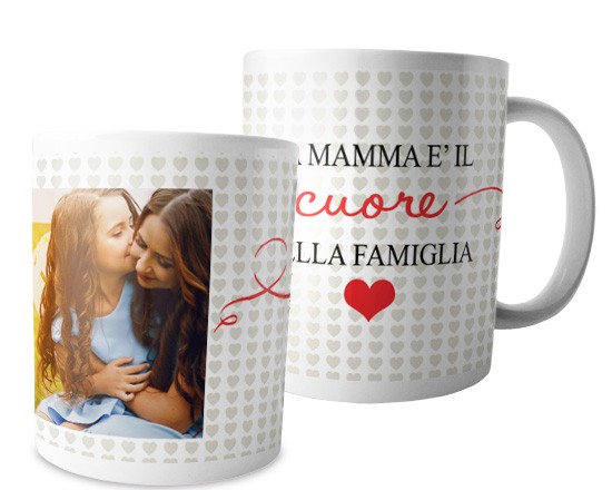 crea tazza con grafica festa della mamma