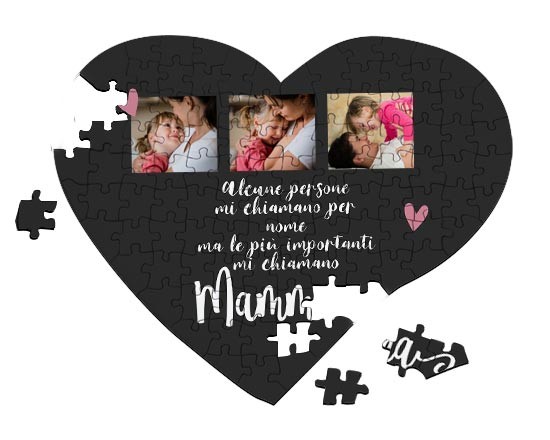 Foto puzzle con grafica collage