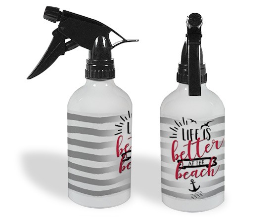 Spruzzino con grafica estiva con scritta