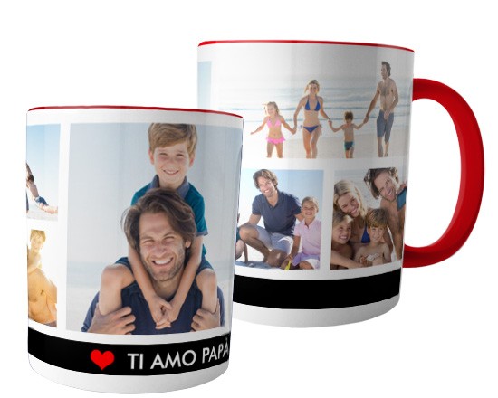 Tazza panoramica Ti amo papà