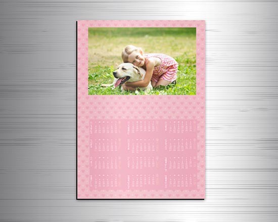 Calendario magnetico A3 Bimba