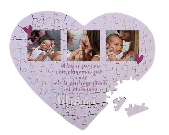Foto puzzle con grafica collage
