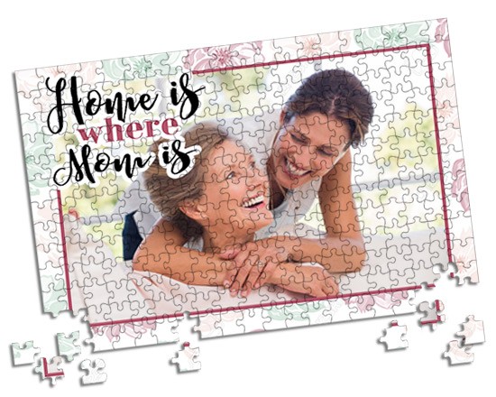 Puzzle A3 Mum is home