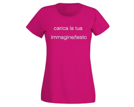 Crea t-shirt donna fucsia