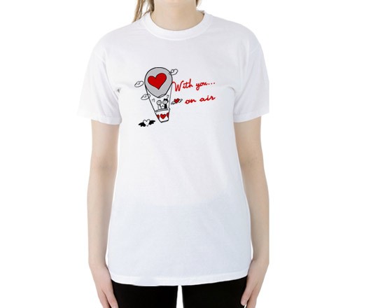 grafica unisex su maglia per S. Valentino