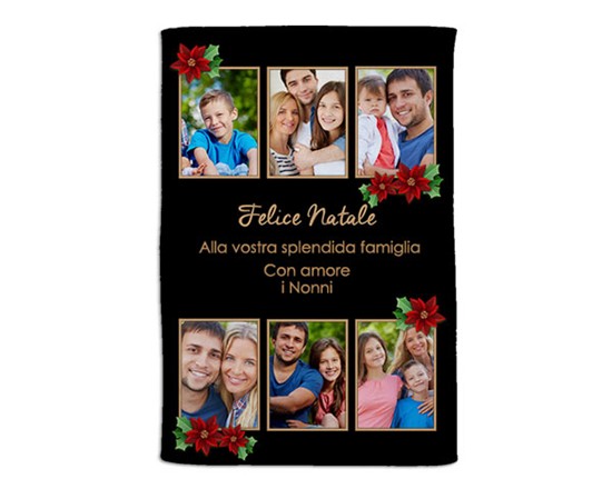 Coperta 100x150 Black Christmas