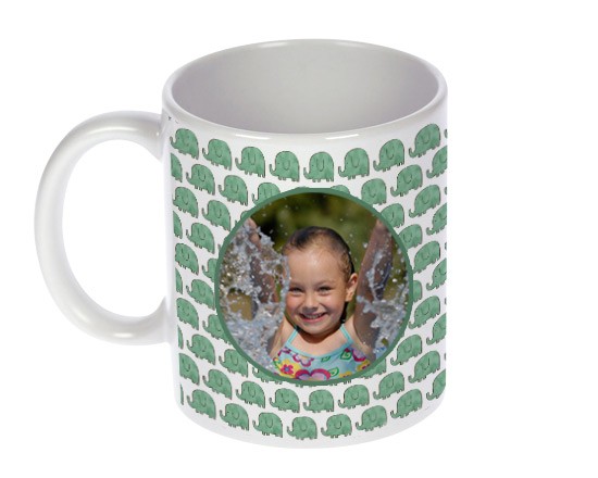 Tazza Panoramica Elefantini verdi