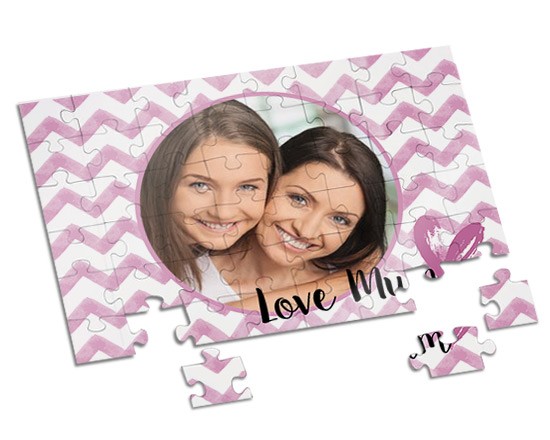 Puzzle A4 Zig zag mum