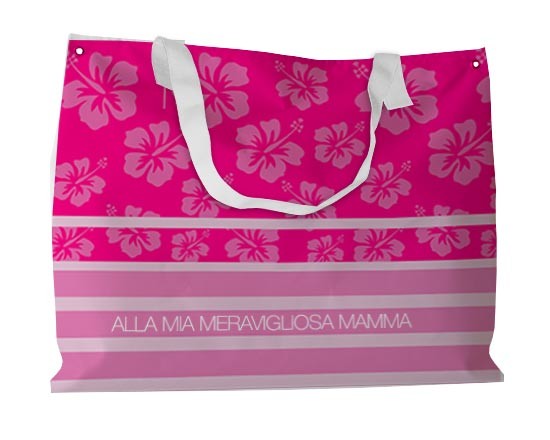Borsa mare Pink hawaii