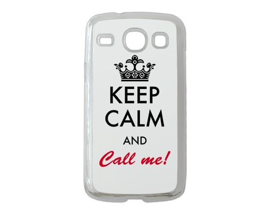 La grafica bianca con il Keep Calm stilizzato