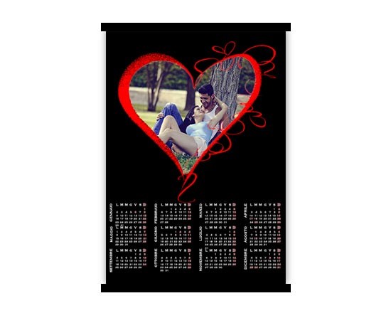 Calendario A4 Valentine