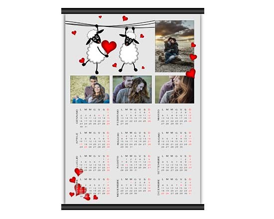 Calendario A4 Sweet sheep