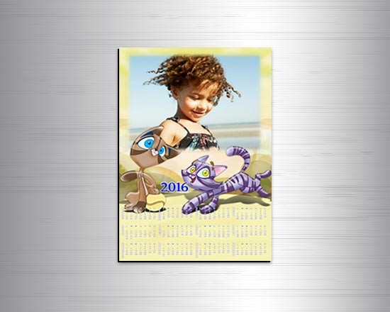 Calendario magnetico A4 Gatti randagi