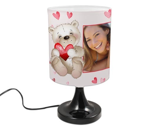 Grafica con orsetto per lampada rotante
