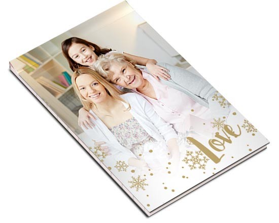 Block notes con copertina piena di stelle