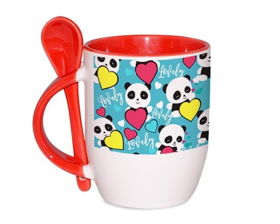 Tazza con Cucchiaino Lovely panda