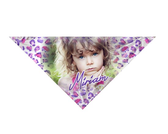 Foulard in raso Maculato rosa
