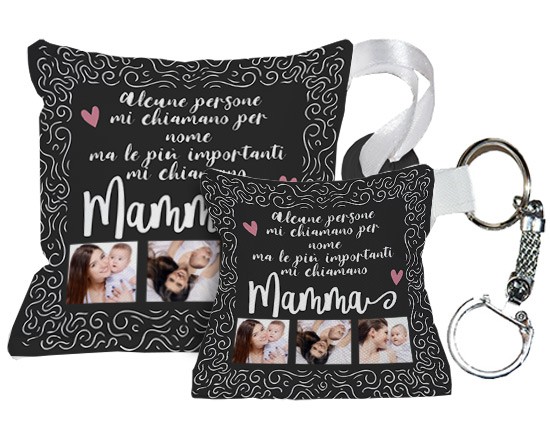 Portachiavi ventosa Citazione mamma
