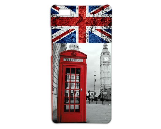 La cover p8 Lite dallo stile britannico