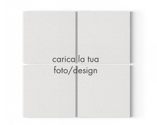 Tela 4 pannelli Quadrati