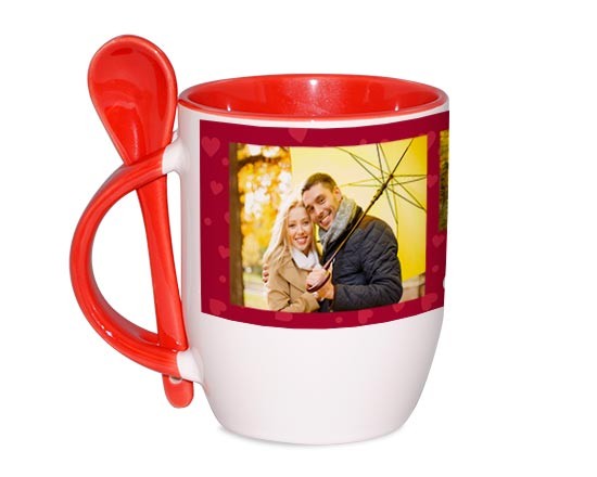 Tazza con Cucchiaino Love for collage