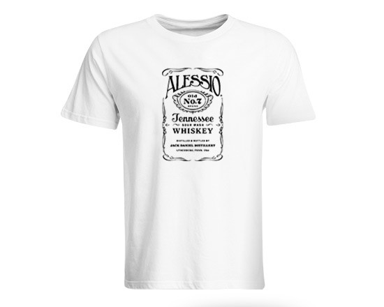 Maglia a Manica Corta con grafica whyskey