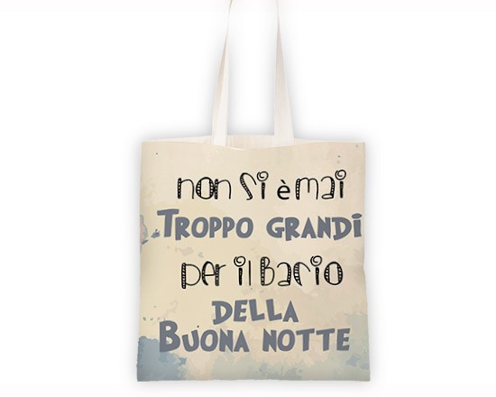 Borsa Shopping Bacio della buonanotte