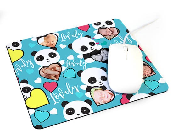 Tappetino Mouse con grafica con panda