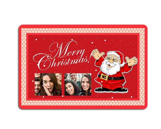 Il tappeto personalizzato con il Babbo Natale