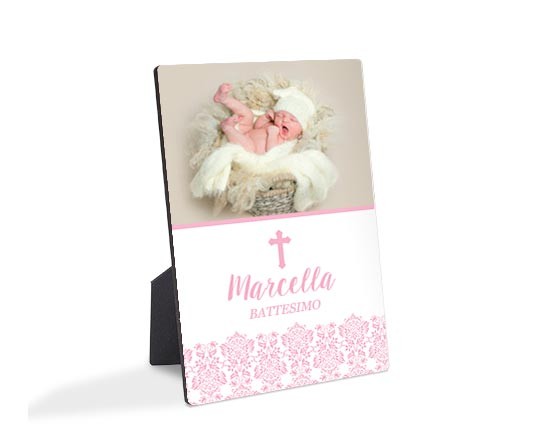 Cornice 13x18 Pink ornaments