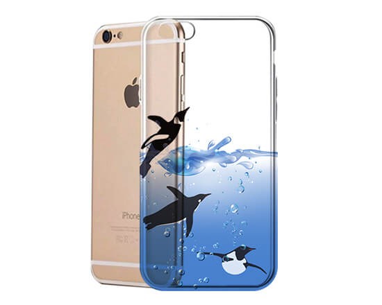 Cover Trasparente iPhone 6 Pinguini