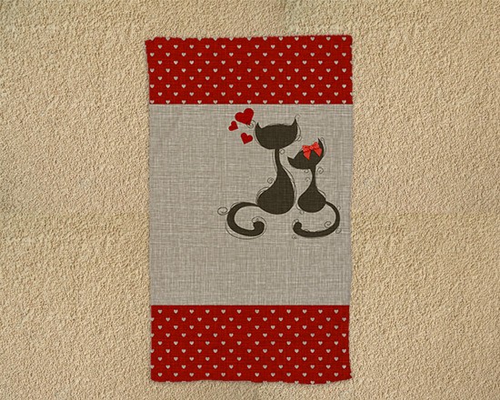 Telo mare 90x150 Cats in love